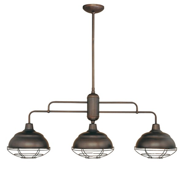 Neo- Indsutrial 3 Light Kitchen Island Light. Opens flyout.