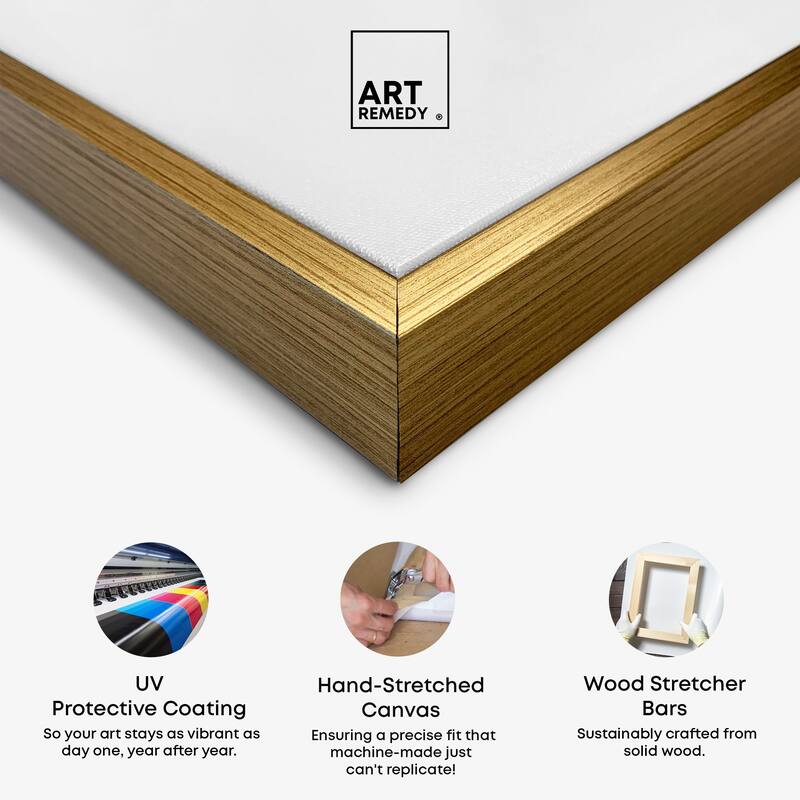 Inspired Neutral Morning Panoramic Canvas by Art Remedy