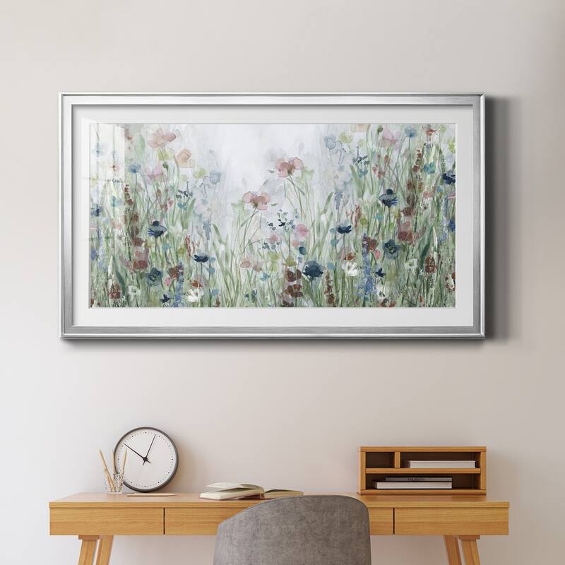 Wildflower Fields- Premium Gallery Framed Print - Ready to Hang