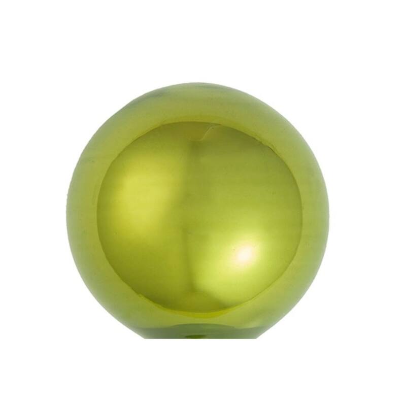 Small Pearl Finish Glass Christmas Ball Ornaments - 2" (50mm) - Kiwi - 28ct