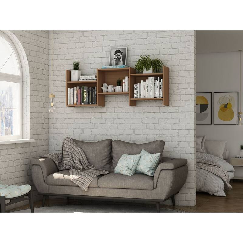 Hampton Zig-Zag Wall Decor Shelves
