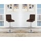 preview thumbnail 14 of 24, Adjustable Bar stool Modern Set of 2 Chairs Dining Kitchen