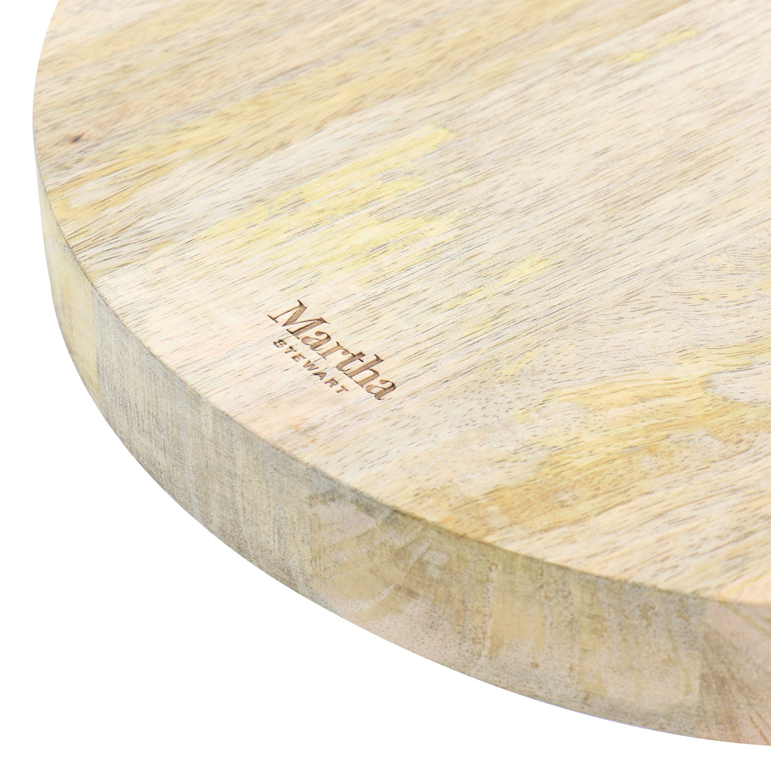  Martha Stewart Kindale 18 x 14 Cutting Charcuterie Board -  Round - Mango Wood : Home & Kitchen