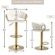 preview thumbnail 5 of 42, Modern Swivel Counter Height Bar Stools Adjustable Counter Stool With Backs