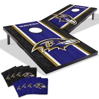 Baltimore Ravens NFL Compact 2x3 Tailgate Cornhole Board Set