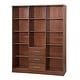 preview thumbnail 31 of 34, Palace Imports 100% Solid Wood Cosmo 3-Door Wardrobe Armoire with Solid Wood or Mirrored Doors