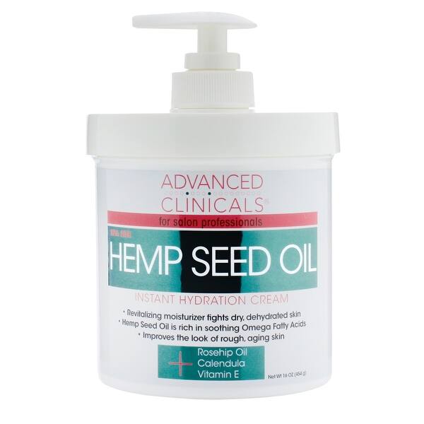 Shop Advanced Clinicals Hemp Seed Oil Instant Hydration Cream