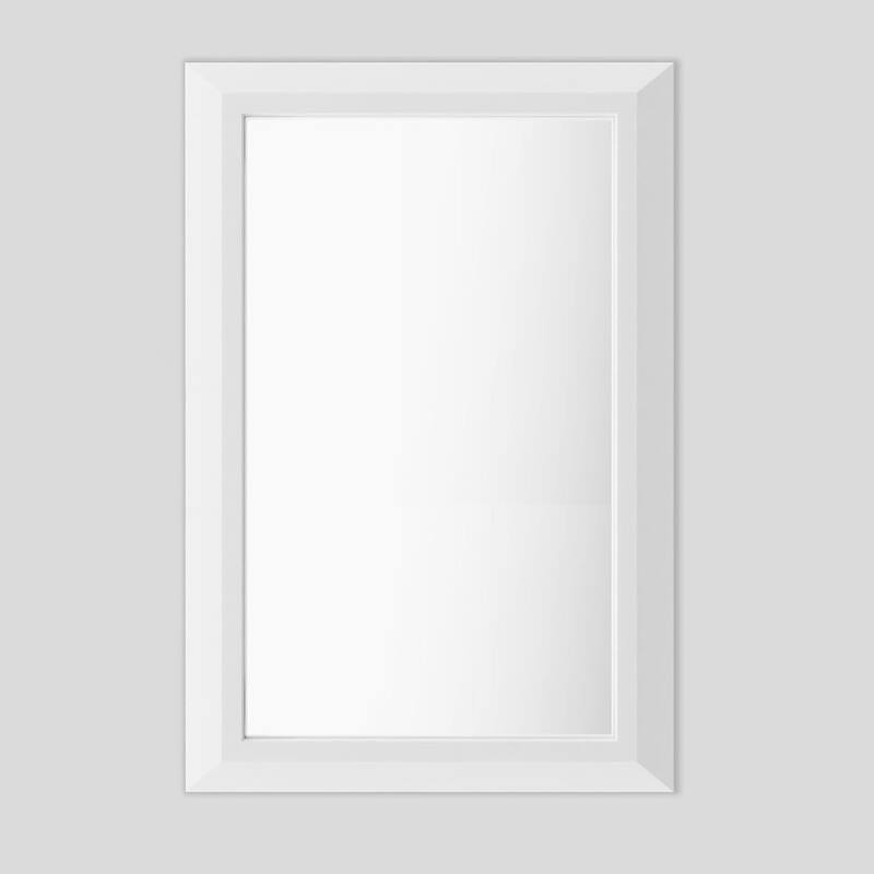 KIOTEE Full size Metal Bathroom Mirror with 5-Year Warranty