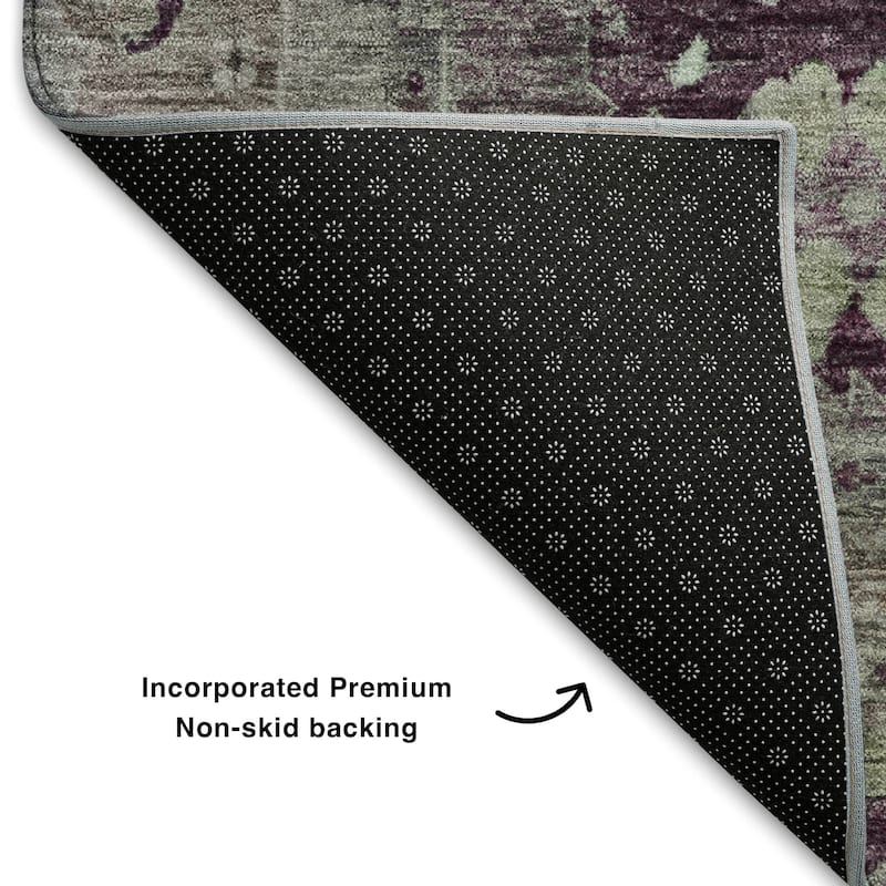 Premium Washable Super Soft Traditional Kashmir Mayfield Rug