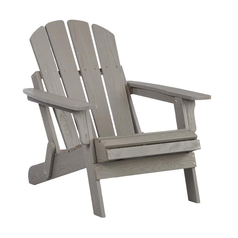 Wood Folding Adirondack Chair Outdoor Chair, Arm Chair Reading Chair Accent Chair Leisure Chair Side Chair