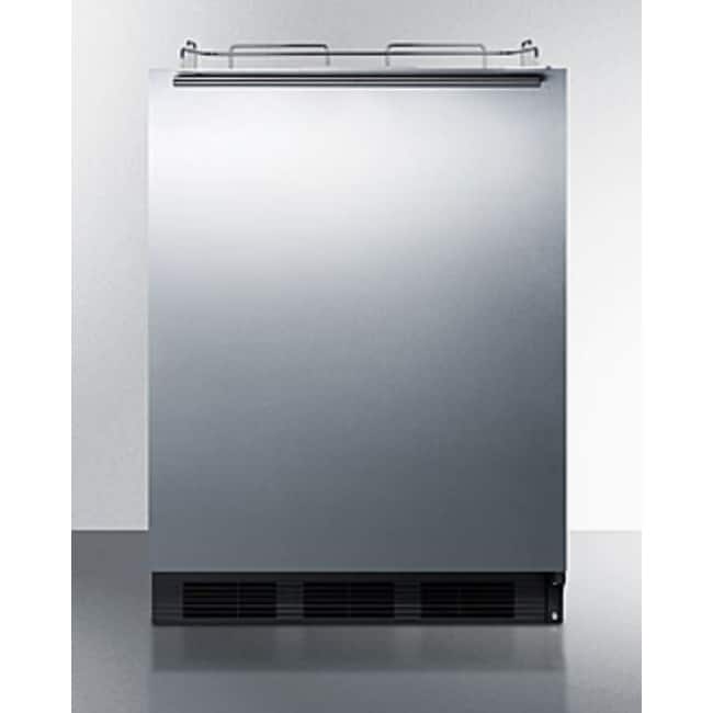 Summit 24 Inch Wide 5.5 Cu. Ft. Built-In Beer Kegerator with Interior