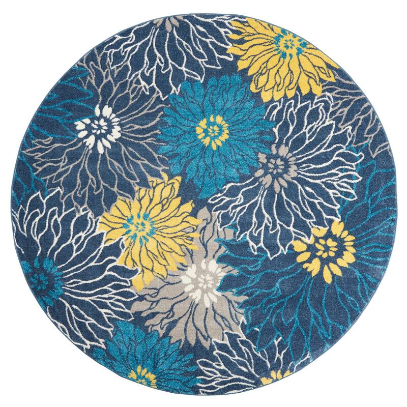 Nourison Passion Abstract Modern Floral Area Rug