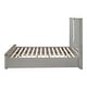 preview thumbnail 9 of 15, Furniture of America Sherri Modern 6-Piece Light Grey Solid Wood Kids Platform Bedroom Set with LED