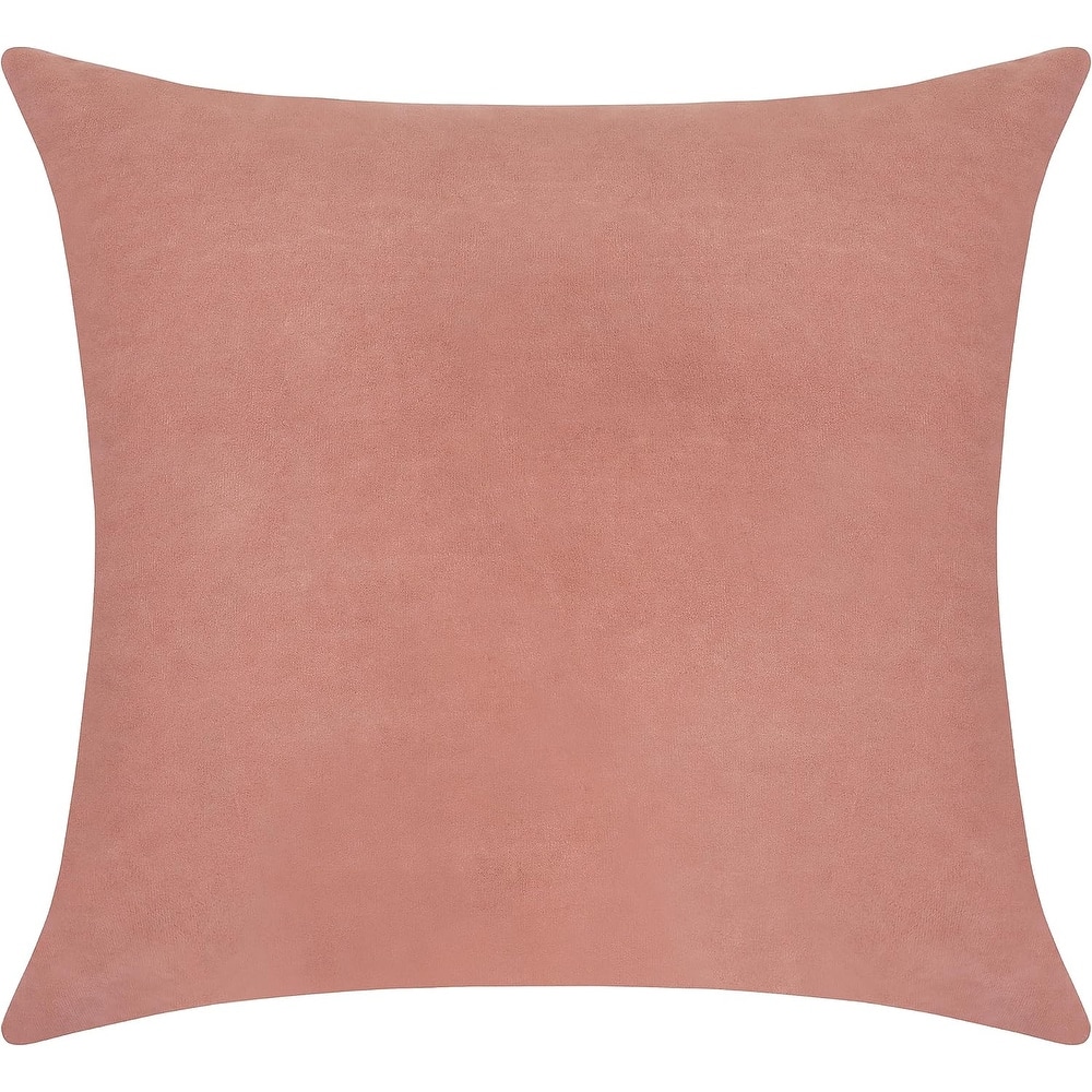 Delara Pack of 1 Velvet Decorative Throw Pillow Cover 20x20 Inches, Cushion Cover, Soft and Breathable Fabric, Hidden Zipper