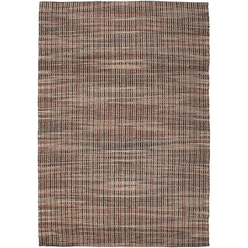 Sevita Jute Geometric Area Rug