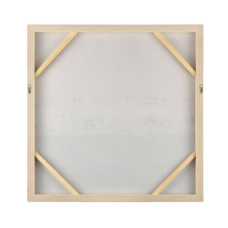 Elk Home Jenks Bay Blue Fabric 39.25 Inch Wide Wall Art