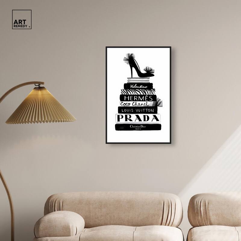 Library Luxe Canvas by Art Remedy