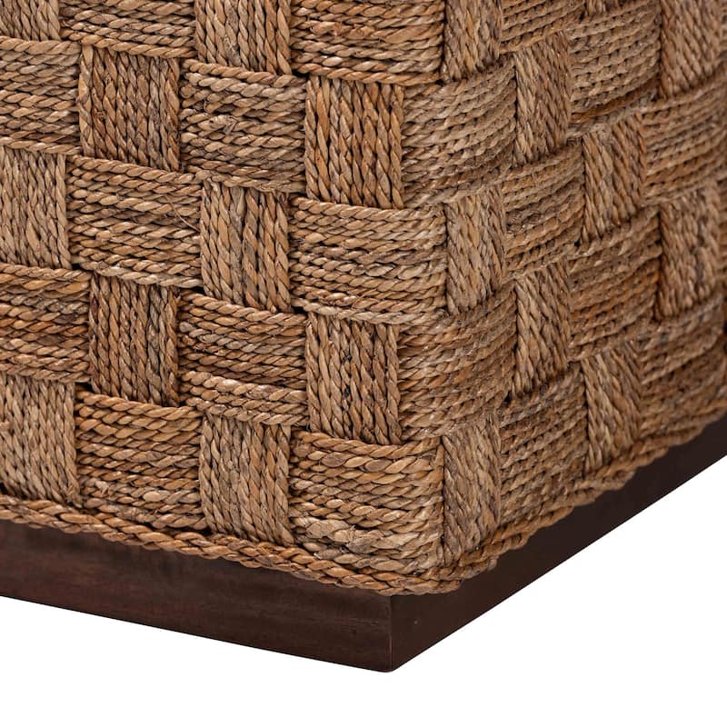 Karina Bohemian Natural Seagrass End Table