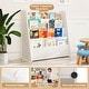 preview thumbnail 18 of 18, Kids 4-Tier Bookshelf with Large Compartments for Storage