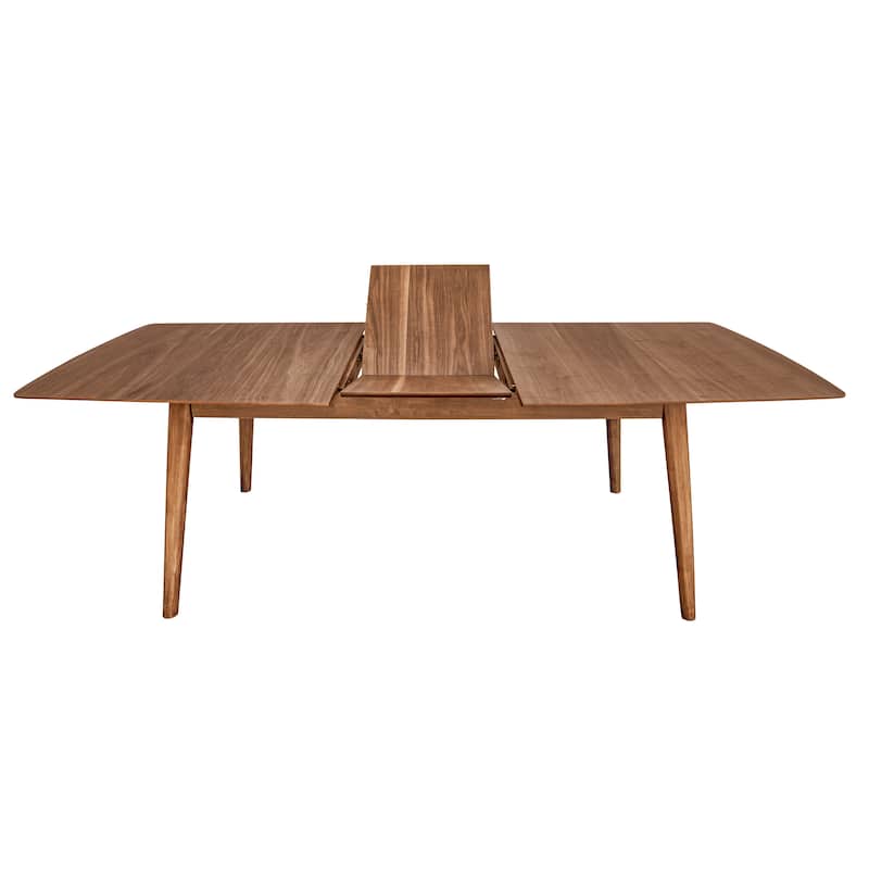 Rye Studio Santos 75-92 x 37 Mid-Century Extension Dining Table