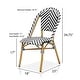 preview thumbnail 92 of 95, Furniture of America Irene French Chevron Wicker Patio Dining Chairs