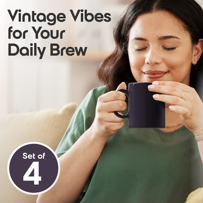 Omniware Set of 4 Teaz Cafe Mugs