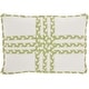 preview thumbnail 10 of 41, Mina Victory Outdoor Pillows Criss Cross Braids 14"X20" Indoor/Outdoor Throw Pillow
