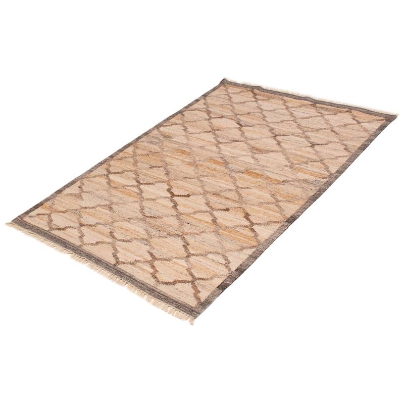 Ankara FW Beige Kilim 5'3" x 7'10" - 5'3 x 7'10