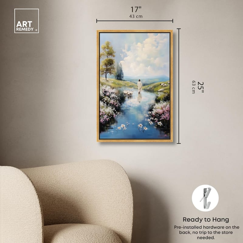 Caretaker's Calm Crossing I Canvas by Art Remedy