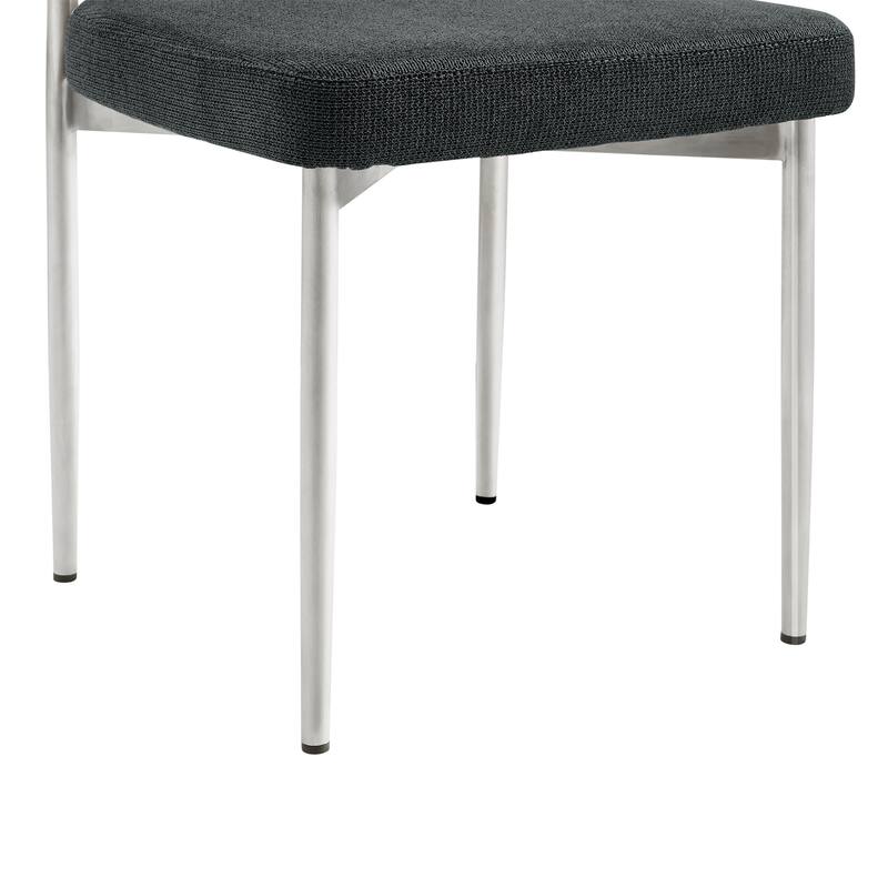 Shannon Upholstered Curved Back Barrel Kitchen Dining Chairs - Set of 2