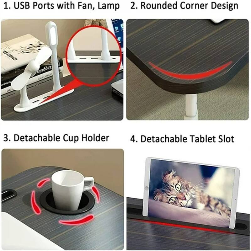 Lap Desk for Bed Bed Tray Table with