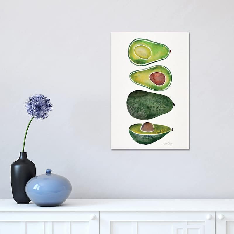 iCanvas "Avocados" by Cat Coquillette Canvas Print - 18x12x1.5