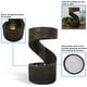 preview thumbnail 2 of 9, Sunnydaze Winding Showers Tabletop Water Fountain with LED Light - 13-Inch - 13.75-In