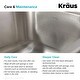 preview thumbnail 10 of 20, KRAUS Premier Stainless Steel 31 1/2 inch Undermount Kitchen Sink