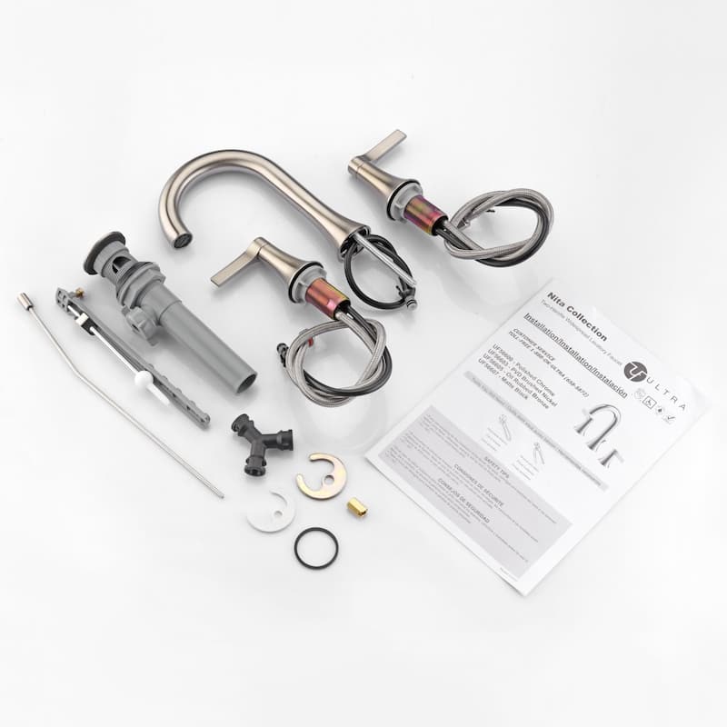 Ultra Faucets Nita Collection Two-Handle Widespread Lavatory Faucet