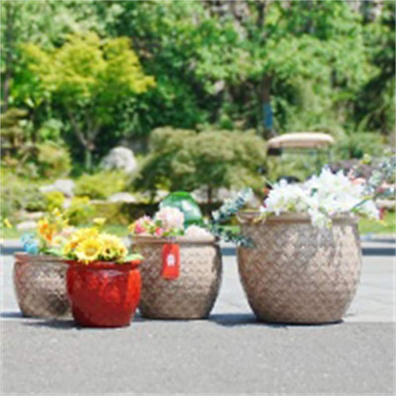 Modern Ceramic Flowerpot (Set of 3)