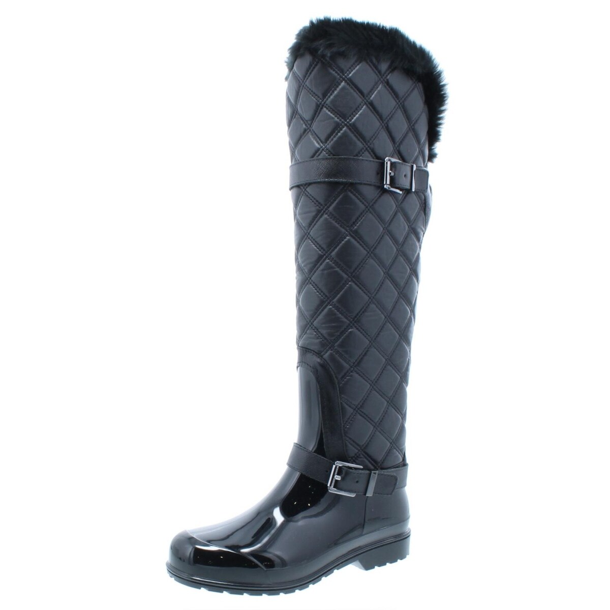 michael kors quilted boots