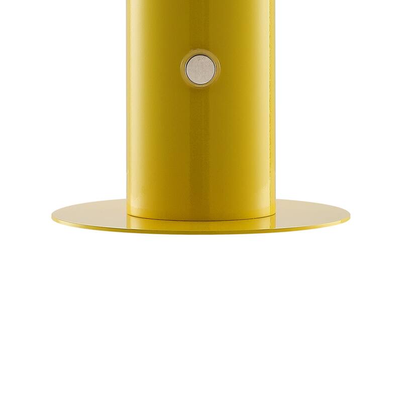 Boletus 11" Contemporary Bohemian Rechargeable/Cordless Iron Integrated LED Mushroom Table Lamp, by JONATHAN Y