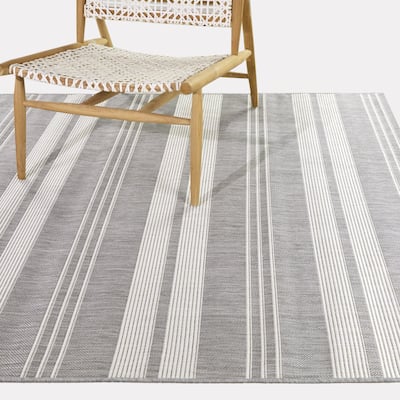 Marvin Striped Patio Indoor/Outdoor Area Rug