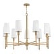 preview thumbnail 3 of 7, Hinkley Lighting 46456 Fenwick 9 Light 42" Wide Chandelier