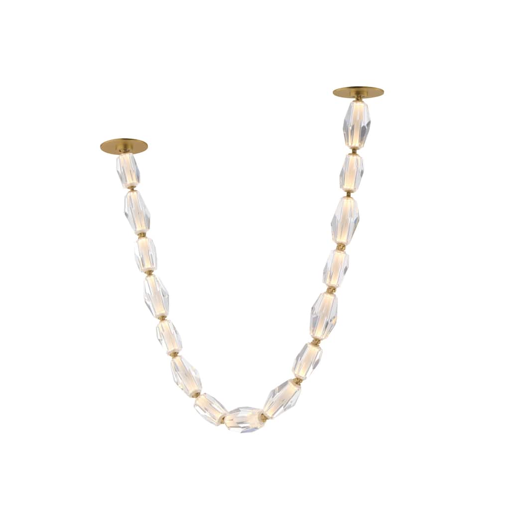 Studio M SM24866 Dolce Vita 41" Wide LED Crystal Linear Pendant with