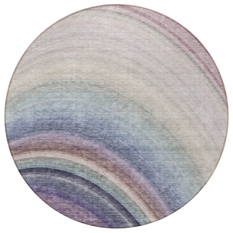 HomeRoots Abstract Transitional Rectangle Outdoor Rug