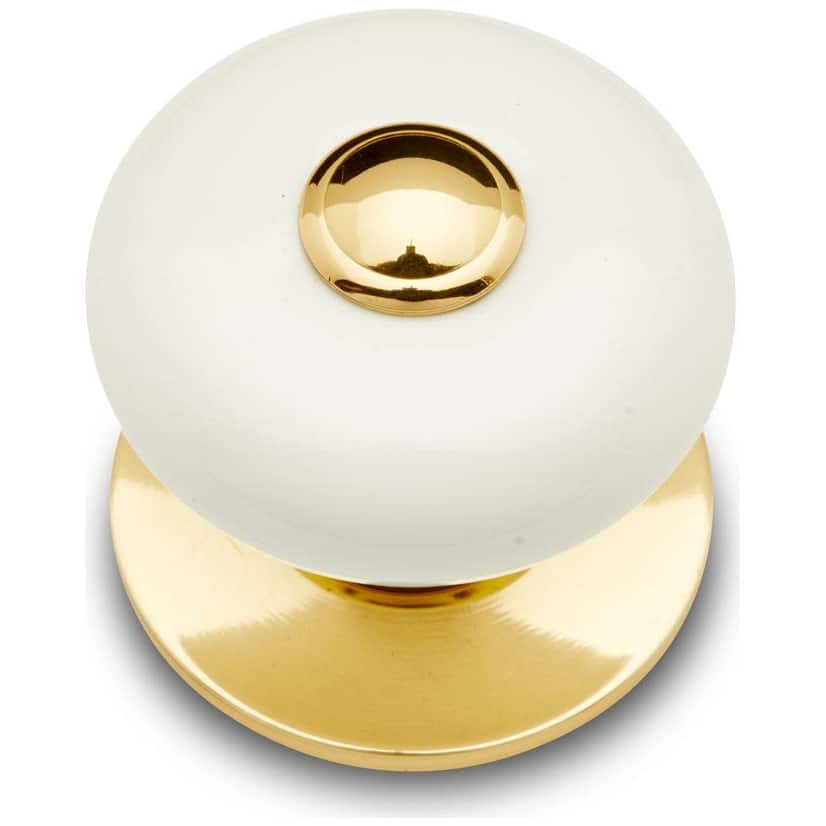 Option Polished Brass / White