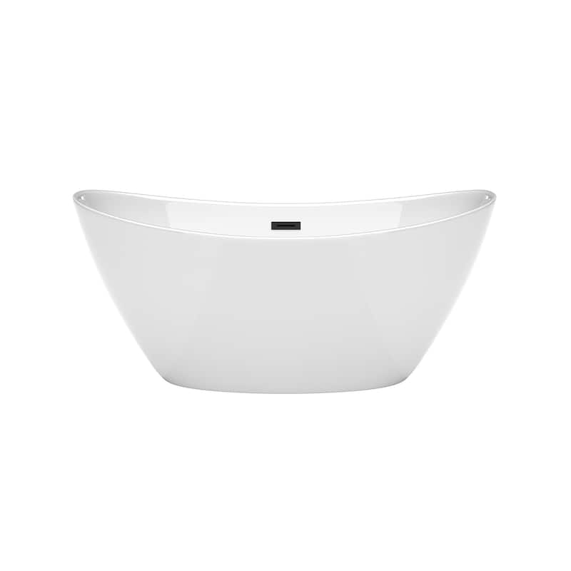 Wyndham Collection WCBTE652060 Dorrit 60" Free Standing Acrylic