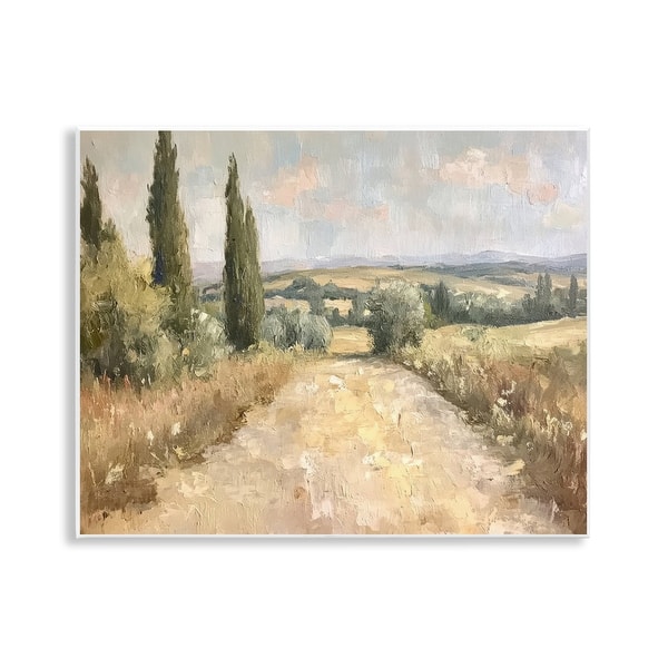 Stupell Rural Trail Landscape Wall Plaque Art Design By Petal Prints ...