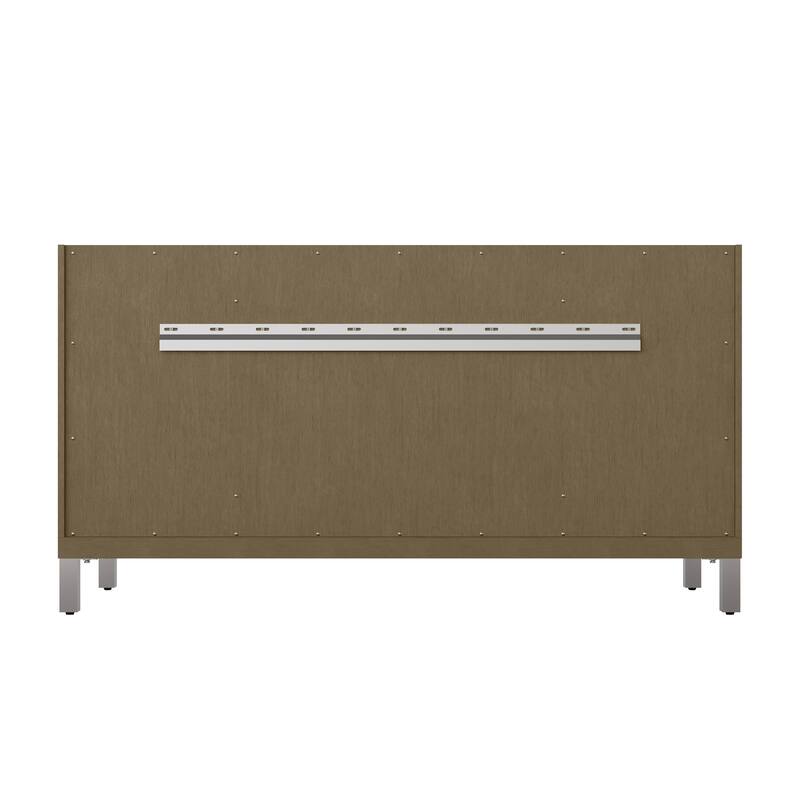 Chicago 60" Single Vanity, Walnut Whisper