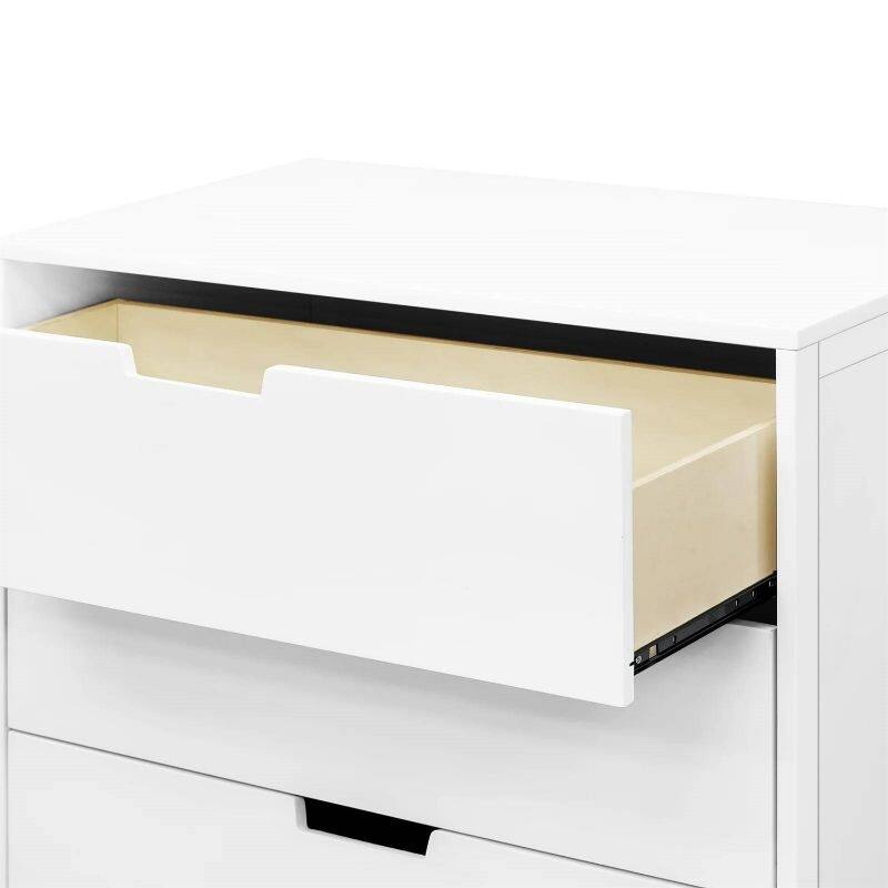 Modern Mid-Century Style Dresser Chest Wood Finish