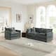Option Gray 2-Seater Sofa+Accent Chairs