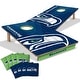 preview thumbnail 1 of 4, Seattle Seahawks NFL Tailgate Cornhole Board Set Include Carrying Case