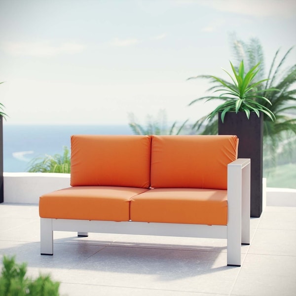 Beach Outdoor Patio Aluminum Loveseat. Opens flyout.